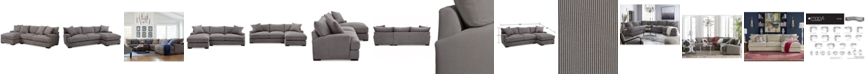 Furniture Rhyder 2-Pc. Fabric Sectional Sofa with Chaise, Created for Macy's